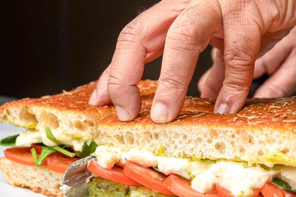 Fresh sandwich from the Vancouver Convention Centre bistro